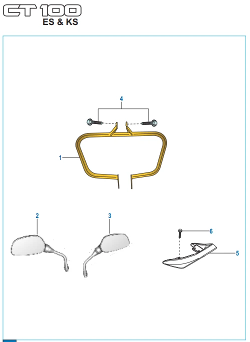 Accessories Grab Handle - Boxer CT 100 KS/ES