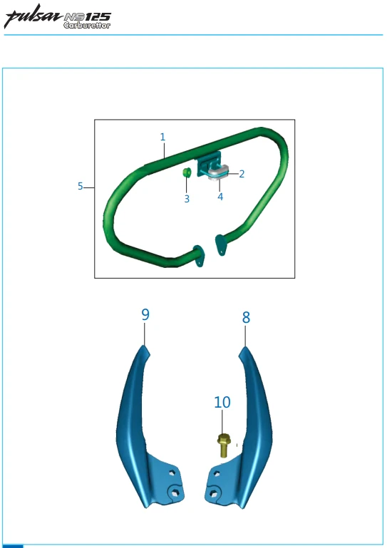 Accessories Grab Handle - Pulsar NS 125