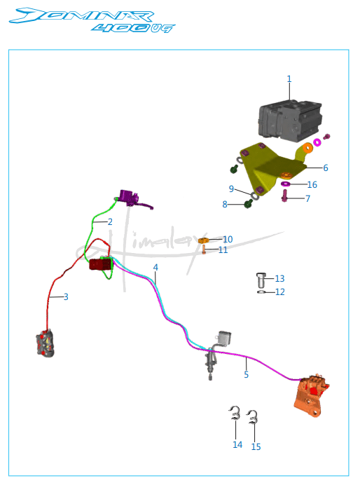 This is an image of Anti-Brake Lock System - Dominar 400 UG