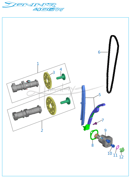 Camshaft Tensioner - Dominar 400 UG