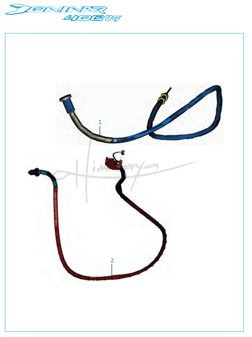 This is an image of Control Cables - Dominar 400 UG