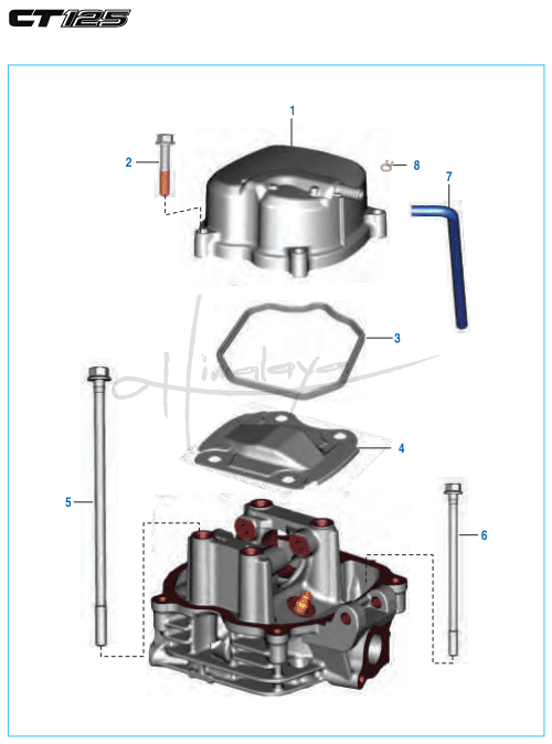 Cover Cylinder Head - Boxer CT 125