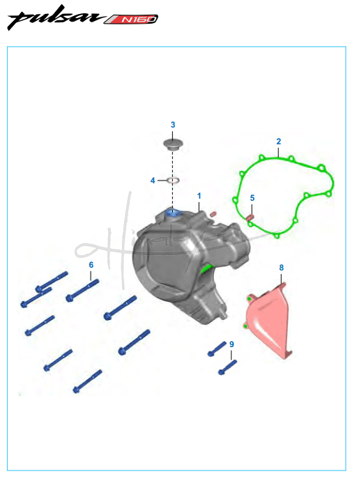 Cover Magneto Assembly - Pulsar N160 Dual ABS