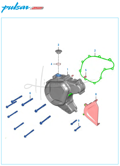 This is an image of Cover Magneto - Pulsar N 250