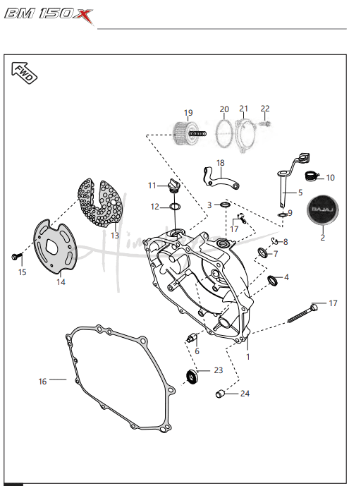 This is an image of Cover RH - Boxer 150X