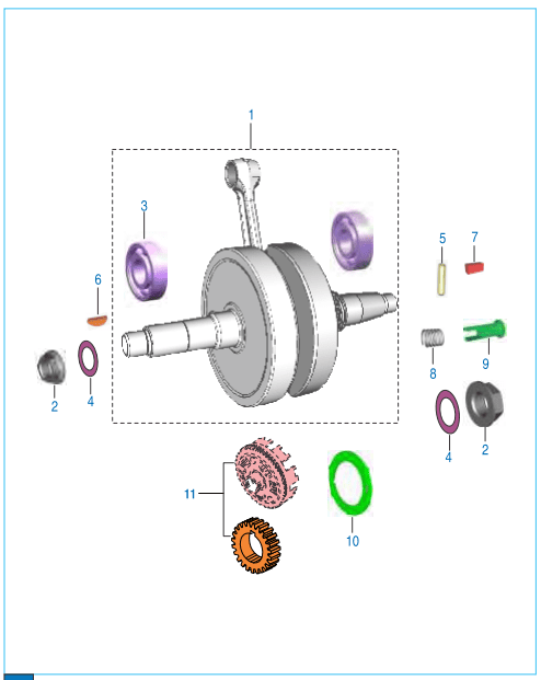 Crankshaft Assembly - Boxer S EU3