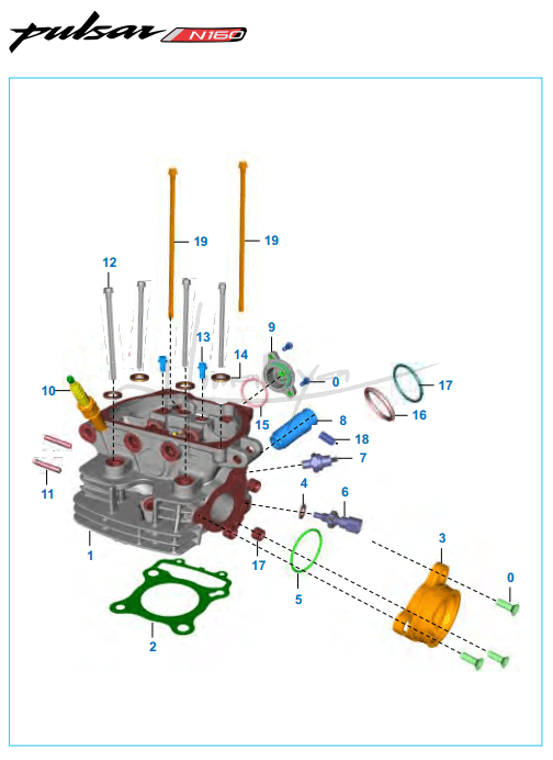 Cylinder Head - Pulsar N160 Dual ABS