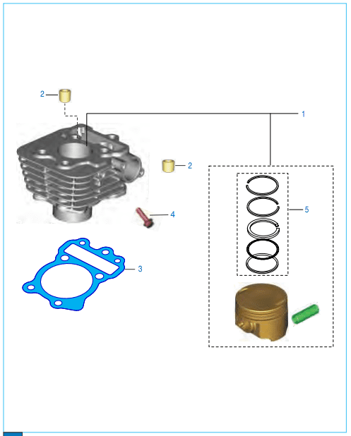 Cylinder and Piston - Boxer S EU3