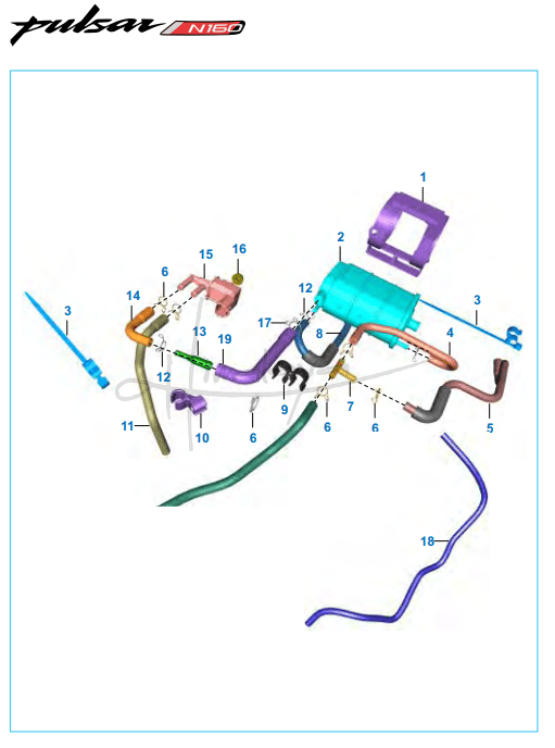 EVAP Mechanism - Pulsar N160 Dual ABS