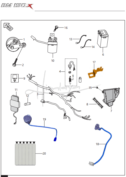 Electrical Equipments - Boxer 150X