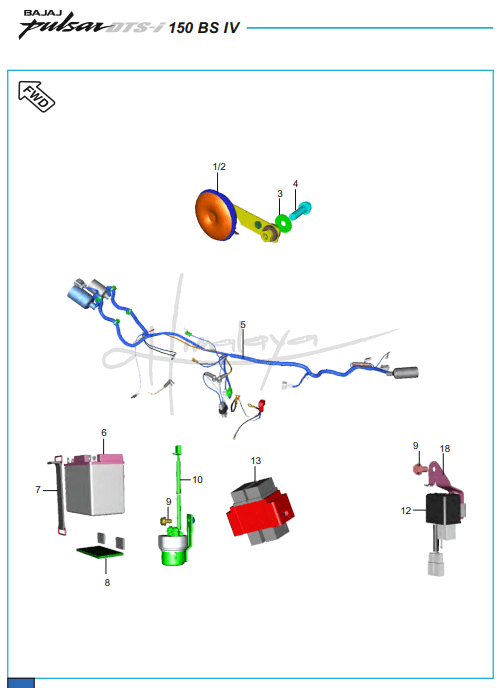 Electrical Equipments - Pulsar 150 Neon