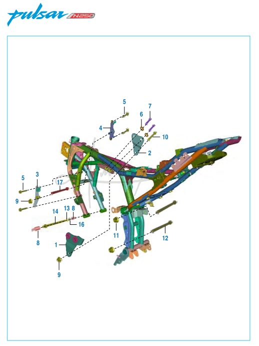 Engine Mountings - Pulsar N 250