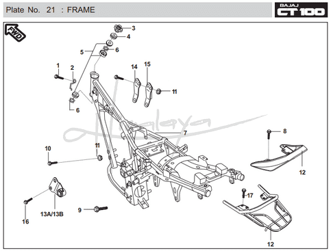 Frame - Boxer CT 100 EU2