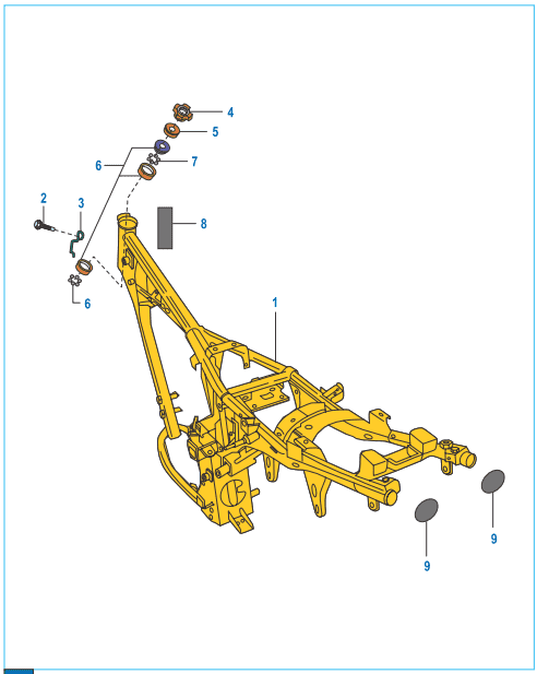 This is an image of Frame Frame Fittings - Boxer S EU3