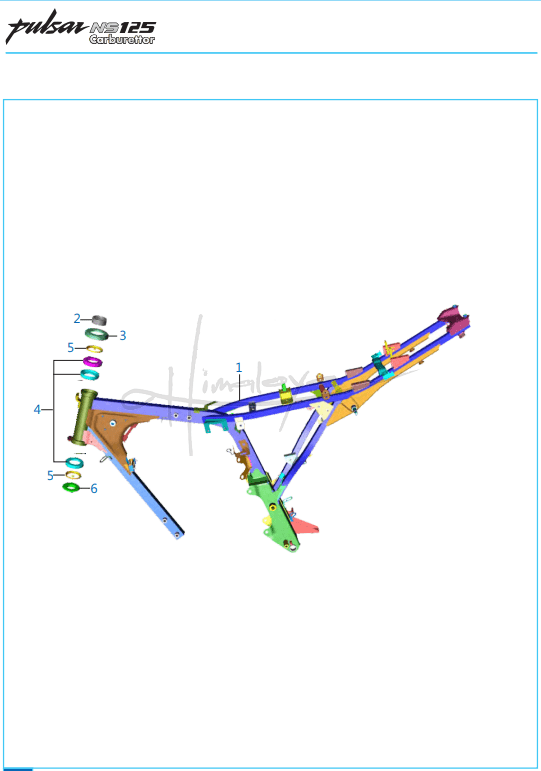 Frame and Frame Fitting - Pulsar NS 125