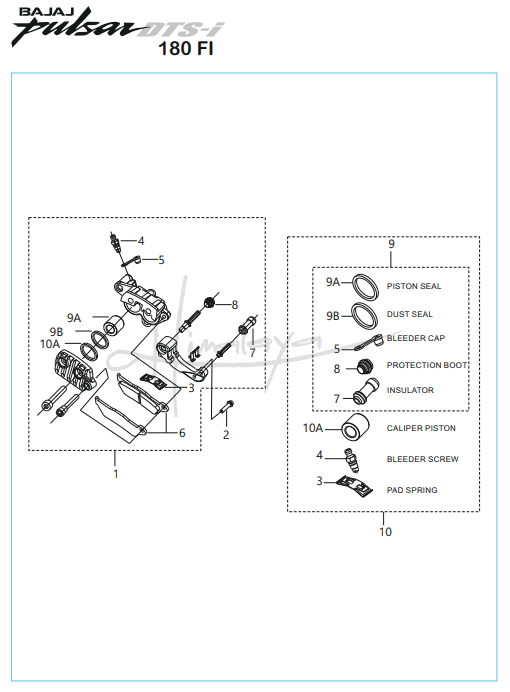 Front Disc Brake - Pulsar 180 FI Neon