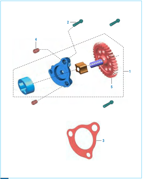 This is an image of Oil Pump Assembly - Boxer S EU3