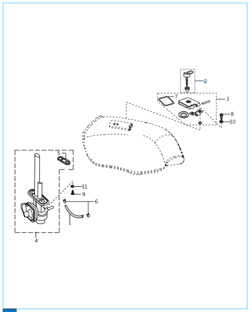 This is an image of Petrol Tank Cap Fuel Cock - Boxer S EU3