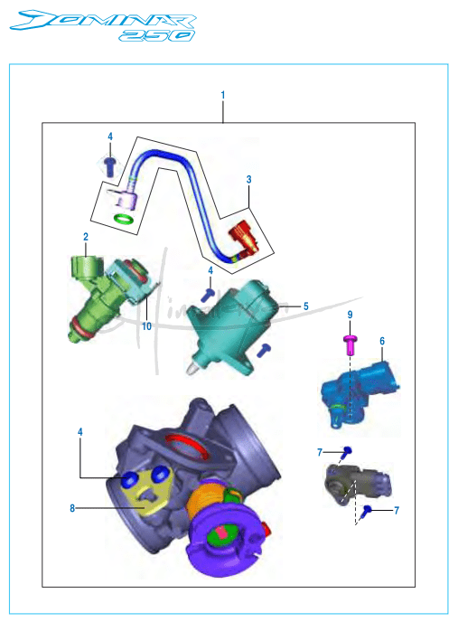 Throttle Body Sensors - Dominar 250