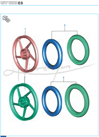 Tyre Tube Rim Alloy Wheels - Boxer CT 100 Alloy