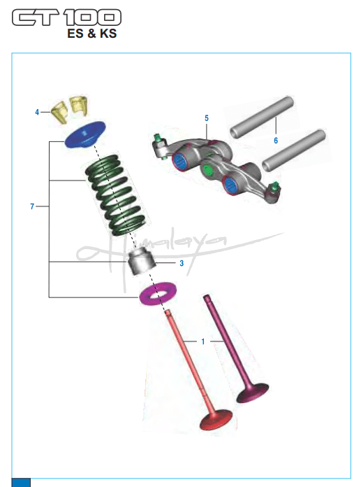 This is an image of Valve - Boxer CT 100 KS/ES