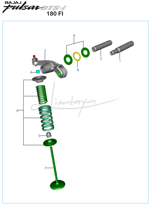 This is an image of Valve - Pulsar 180 FI Neon